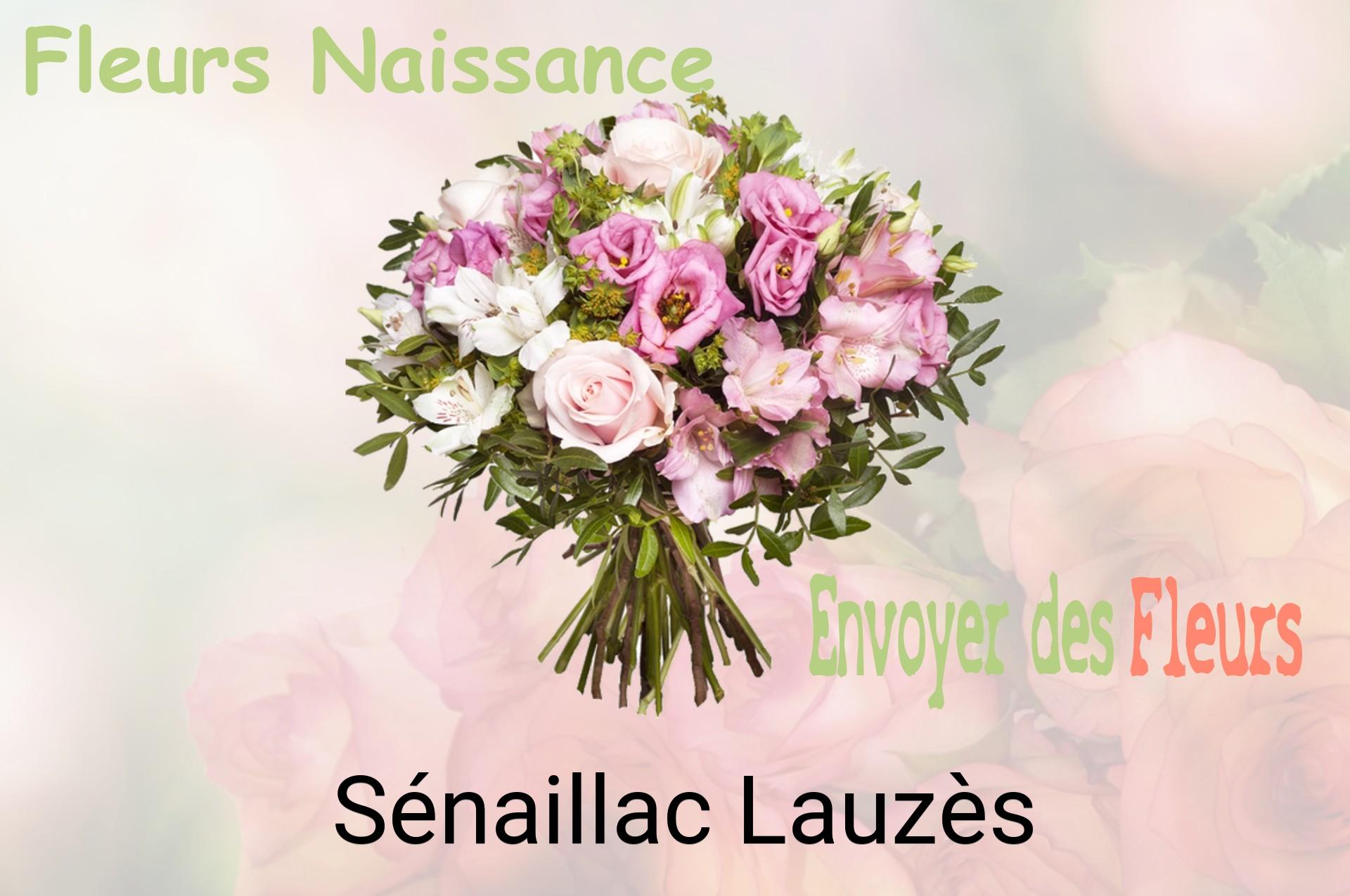 Bouquet de fleurs de naissance livré à Sénaillac-Lauzès